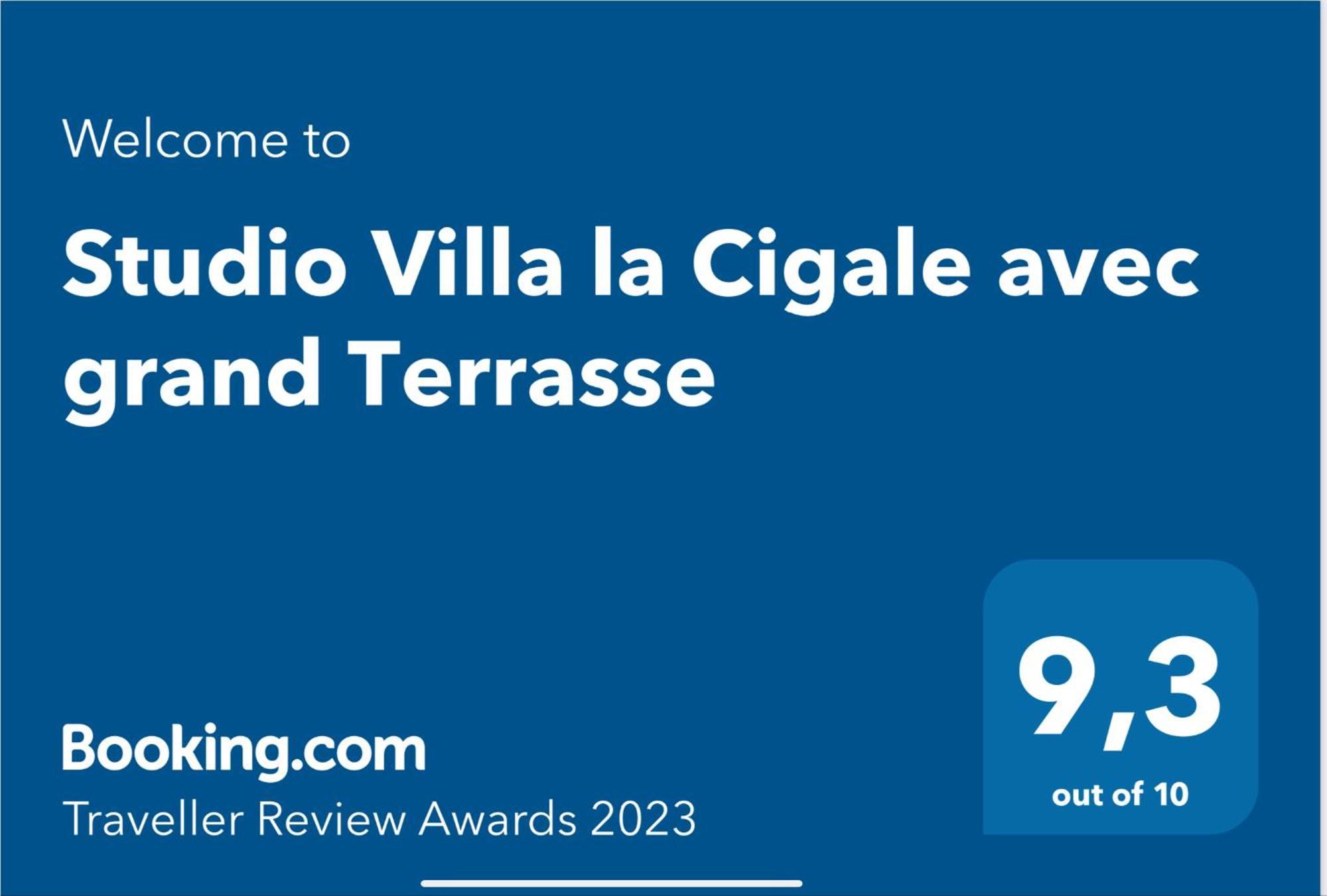 Studio Villa La Cigale Avec Grande Terrasse Ментона Екстериор снимка